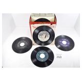 Box of Various 45 Vinyls