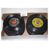 Box of Various 45 Vinyls