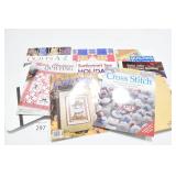 Assorted Quilting & Cross Stitch Books