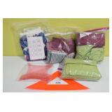 Box of Quilting Pieces
