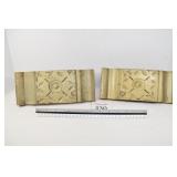 (2) Decorative Wood Pieces