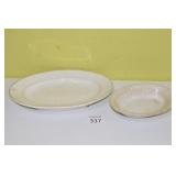Ironstone China Bowl, Platter