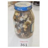 Large Jar of Buttons