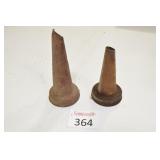(2) Oil Spouts