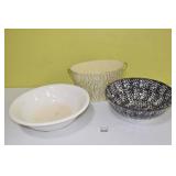 Large Bowl & Metal Bucket & arge Wash Bowl Made...