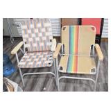 (2) Woven Lawn Chairs
