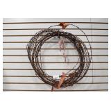 Barbed Wire Wreath