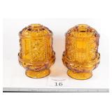(2) Amber Fairy Lights