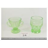 Green Glassware, Depression Glass?