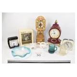 Clocks & Assorted Items