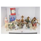 Hallmark Angel, Ceramic Houses & Misc. Items