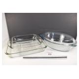 Assorted Glass Bakeware