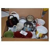 Box of Assorted Coffee Mugs