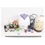 (2) Diffusers & Assorted Essential Oils