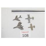 Vintage Plastic Toy Airplanes