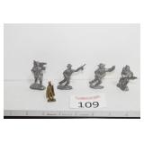 Old Metal Toy Fifgurines