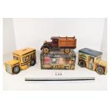 Elvis Car Collection (2) Tin Vehicle Banks & A Woo