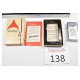 Vintage SLim Zippo LIghter