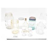 Box of Assorted Bottles & Jars