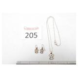 Necklace & Matching Earrings
