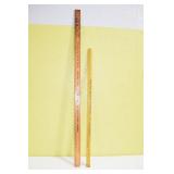 (2) Yard Sticks