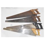 (4) Hand Saws