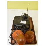 (2) Rotating Warning Lights & Scanner