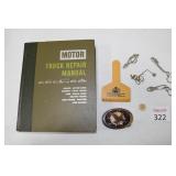 Key Chain Tools, Belt Buckle, & Service Book