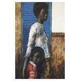 MONTES. Oil on Canvas. Mother and Child. MONTES. Oil on Canvas. Mother and Child.