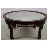 Asian Modern Lacquered and Mirror Top Coffee Table