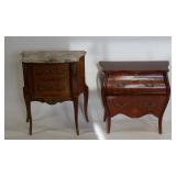 Lot Of 2 Inlaid Comodes .