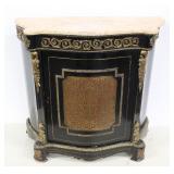 Vintage Gilt Metal Mounted Marbletop Boulle Vintage Gilt Metal Mounted Marbletop Boulle