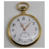 JEWELRY. 18kt Gold Marcus & Co. Pocket Watch.