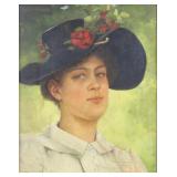 DELLENBAUGH, Frederick. Oil on Canvas. Portrait DELLENBAUGH, Frederick. Oil on Canvas. Portrait