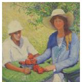 MOTTET, J. G. Oil on Canvas Laid on Board. MOTTET, J. G. Oil on Canvas Laid on Board.