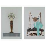 ERTE. Lot of Two Serigraphs. To Include: ERTE. Lot of Two Serigraphs. To Include: