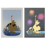 ERTE. Lot of Two Serigraphs. "Statue of Liberty ERTE. Lot of Two Serigraphs. "Statue of Liberty