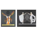 ERTE. Lot of Two Serigraphs. "Love and Passion ERTE. Lot of Two Serigraphs. "Love and Passion