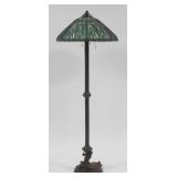 HANDEL. Signed Mermaid Base Floor Lamp. HANDEL. Signed Mermaid Base Floor Lamp.