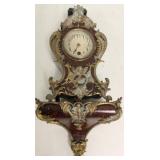 LENZKIRCH, Signed Louis XV Style Clock & LENZKIRCH, Signed Louis XV Style Clock &