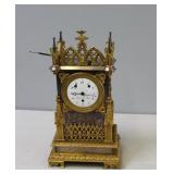 LEPAUTE A PARIS. Signed Bronze Cathedral Style LEPAUTE A PARIS. Signed Bronze Cathedral Style