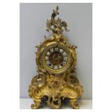 ANSONIA. Signed Gilt Bronze Louis XV Style