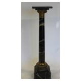 Antique and Fine Quality Bronze Mounted Marble Ped Antique and Fine Quality Bronze Mounted Marble Ped