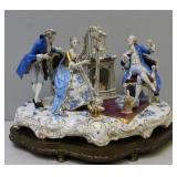DRESDEN. Signed Porcelain Grouping. DRESDEN. Signed Porcelain Grouping.