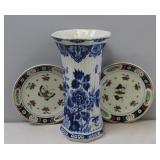 Lot of 3 Antique Delft Porcelains to Include Lot of 3 Antique Delft Porcelains to Include