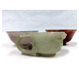 Celadon Jade Carved Celadon Jade Carved