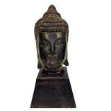 Limestone Head of Buddha, Nepal (?). Limestone Head of Buddha, Nepal (?).