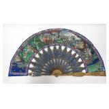 A Canton Painted Fan. A Canton Painted Fan.