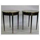 Pair Of Fine Quality Jansem Style Ebonised