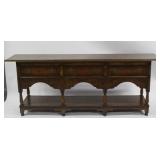 BAKER. Signed Welsh Style Sideboard. BAKER. Signed Welsh Style Sideboard.